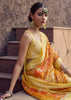 Delight Yellow Digital Printed Silk Saree