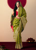 Henna Green Woven Banarasi Silk Saree