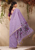 Lavender Purple Woven Cotton Silk Saree