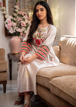 Ivory Bloom Tapestry Silk Suit (10702021787841)