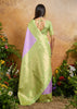 Lilac Purple Woven Soft Silk Saree