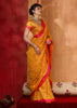 Zinnia Yellow Woven Banarasi Silk Saree