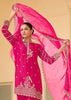 Raspberry Pink Embroidered Designer Suit Set