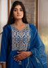 Sapphire Geo Bloom Embroidered Suit Set (10702034272449)