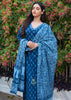 Indigo Blue Bloom Print Suit Set (10702035419329)