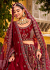 Maroon Heavy Embroidered Designer Lehenga