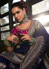 "Exclusive Offer" : Estate Blue Woven Embroidered Banarasi Silk Saree