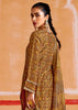 Mustard Yellow Embroidered Suit Set With Digital Print