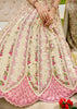 Pristine White Tissue Embroidered Wedding Lehenga