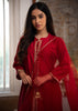 Crimson Lattice Adorn Suit Set (10702022082753)