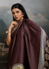 Chocolate Brown Printed Satin Silk Saree