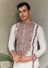 Snow White Embroidered Stitched Kurta Set