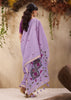 Lavender Purple Woven Cotton Silk Saree