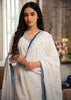 Ivory Azure Sprig Silk Suit Set (10702701428929)