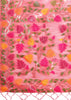 Peach Pink Woven Linen Cotton Silk Saree