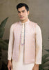 Off White Plain Kurta with Jacquard Jacket