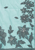 Radiance Blue Woven Cotton Linen Silk Saree