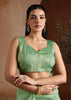 Summer Green Woven Banarasi Silk Saree