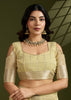 Sunlight Yellow Woven Soft Silk Saree
