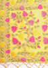 Vibrant Yellow Woven Linen Cotton Silk Saree