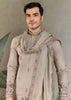 Slate Grey Sequence Embroidered Cotton Kurta With Dupatta