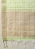 Gleam Green Woven Soft Silk Saree