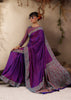 Deep Purple Woven Kanjivaram Silk Saree
