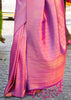 â€œLIMITED OFFERâ€ Royal Purple wine Woven Kanjivaram Saree (5668184129687)