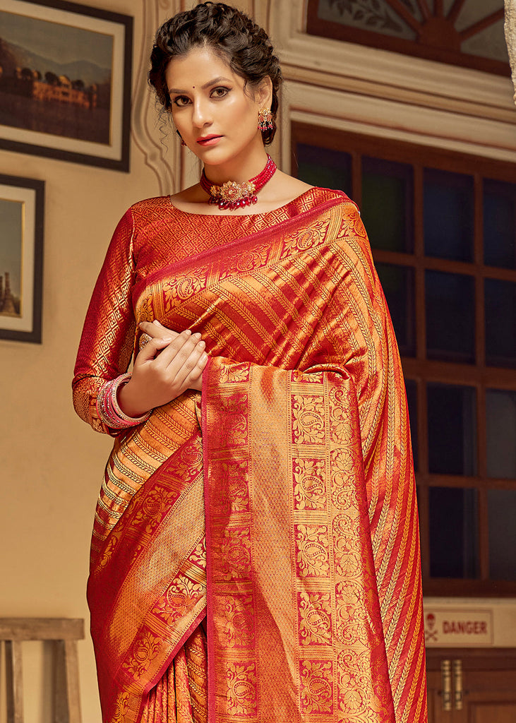 Majentha Checks South Silk Saree