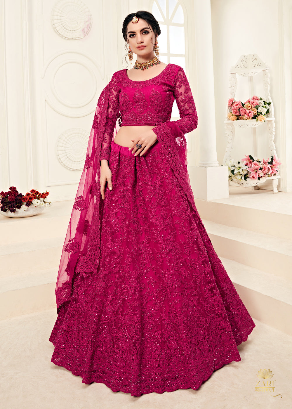 Looking Beautiful Pink Heavy Wedding Lehenga | Designer lehenga choli, Silk  lehenga, Bridal lehenga choli