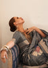 FOSSIL GREY WOVEN BANARASI SILK SAREE