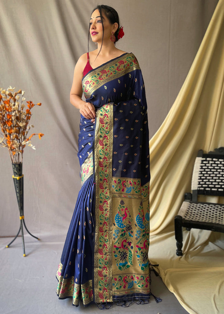 Pure Peshwai Silk Saree at Rs 4500 | प्योर सिल्क साड़ी in Nashik | ID:  26389243597