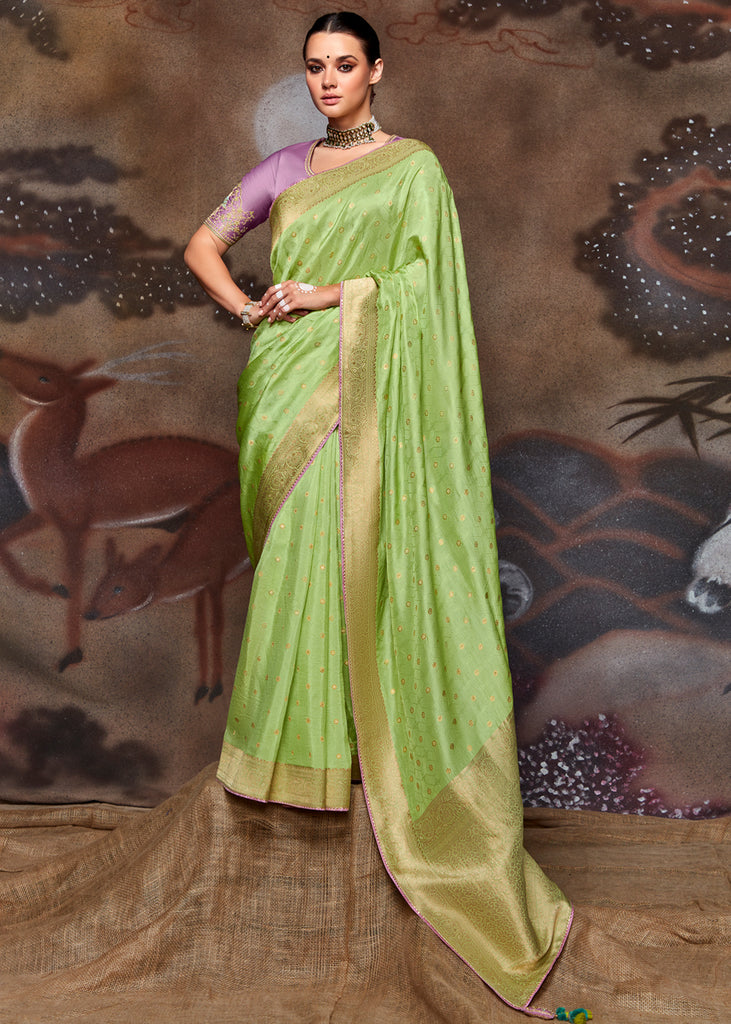 Buy Dark Brown and Mustard Silk Saree With Resham Work Online - SARV03018 |  Andaaz Fashion