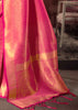 ROYAL PRINCESS GOLDEN PINK WOVEN KANJIVARAM SAREE (5967215395009)