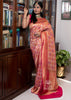 Phalgun : Rangkaat Khaddi Georgette Handloom Banarasi Saree in subtle shades of Pink (7490827157697)