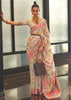 Off White Woven Kashmiri Cotton Silk Saree