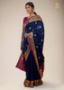 ROYAL BLUE WOVEN PAITHANI SAREE (6774911303873)