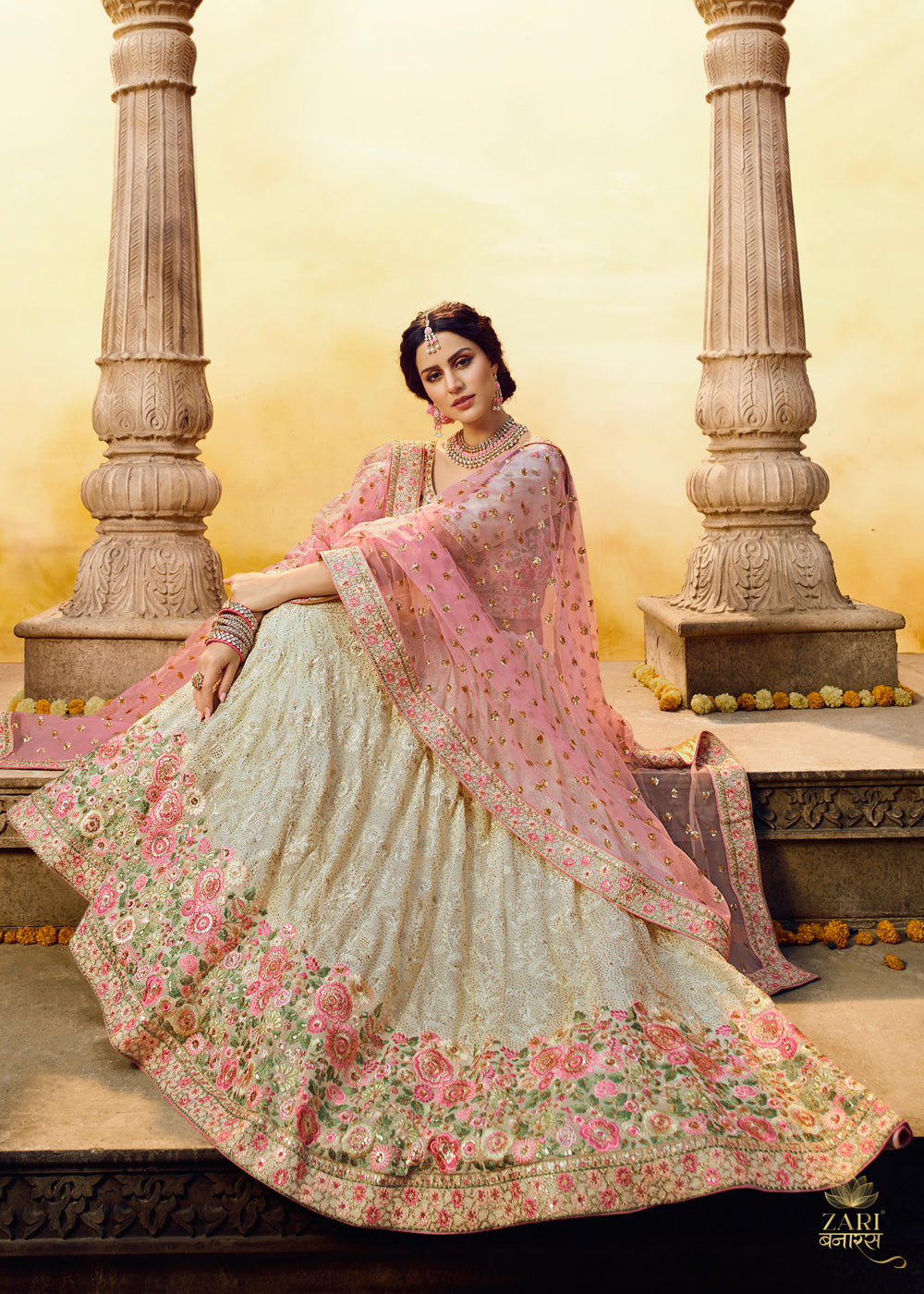 Velvet heavy border bridal Lehenga – Shopping World