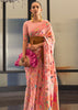 BLOSSOM PINK WOVEN KASHMIRI COTTON SILK SAREE