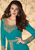 RIVER BLUE EMBROIDERED ANARKALI (6652807545025)