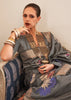 FOSSIL GREY WOVEN BANARASI SILK SAREE