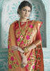 GOLDEN RUST WOVEN PAITHANI ZARI SAREE (6060253118657)