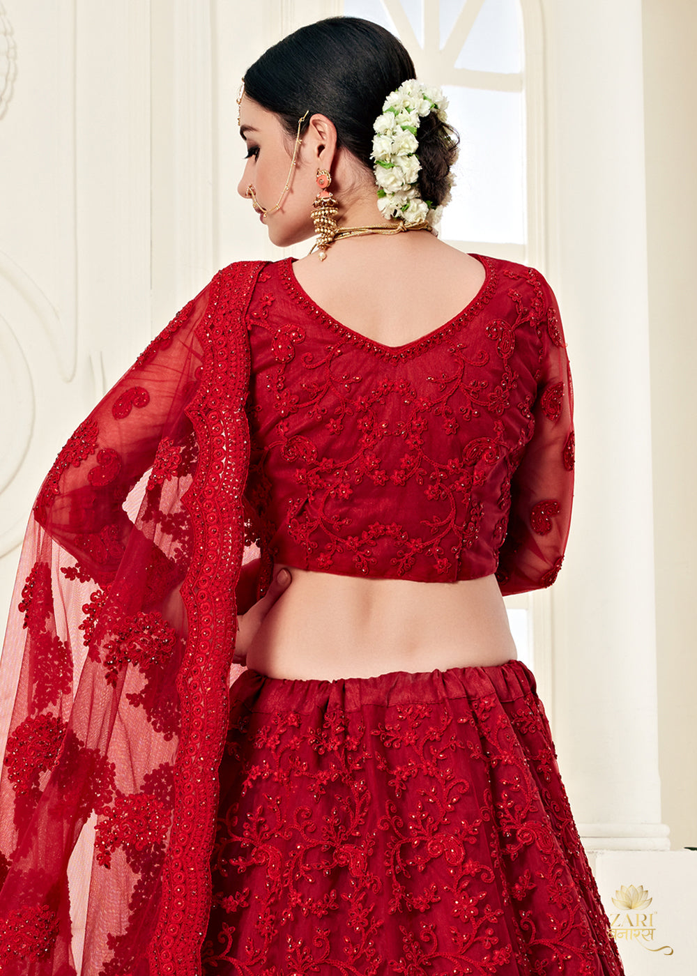 25 Red Saree Blouse to Inspire the Ethnic Fashionista in You