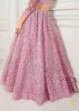 GRACEFUL PINK HEAVY EMBROIDERED DESIGNER LEHENGA (6264764858561)