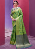 MINT GREEN WOVEN PATOLA SILK SAREE (5981170991297)