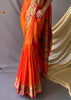 NARANGI ORANGE WOVEN PAITHANI SILK SAREE