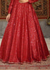 FESTIVE RED SEMI STITCHED ANARKALI (6900465402049)