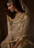 DUSKY GOLDEN BEIGE HEAVY EMBROIDERED SEMI STITCHED SHARARA (6652885106881)