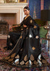 BLACK DESIRE WOVEN SPADE SATIN SILK SAREE WITH BROCADE BLOUSE