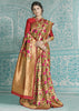 GOLDEN RUST WOVEN PAITHANI ZARI SAREE (6060253118657)